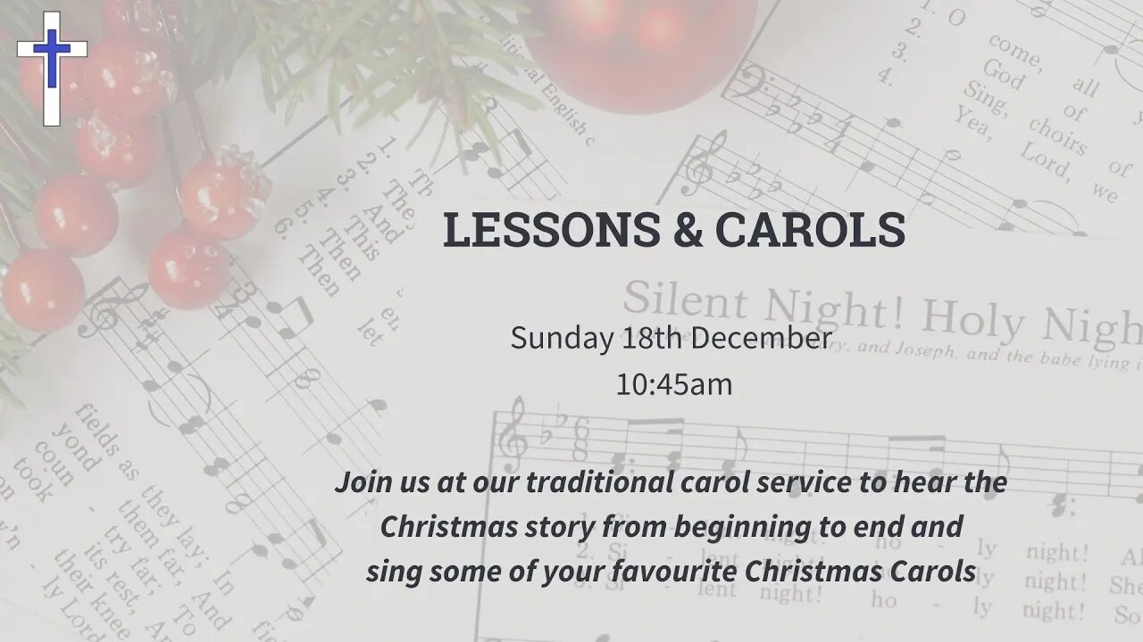 LIVESTREAM Lessons & Carols 18/12/22