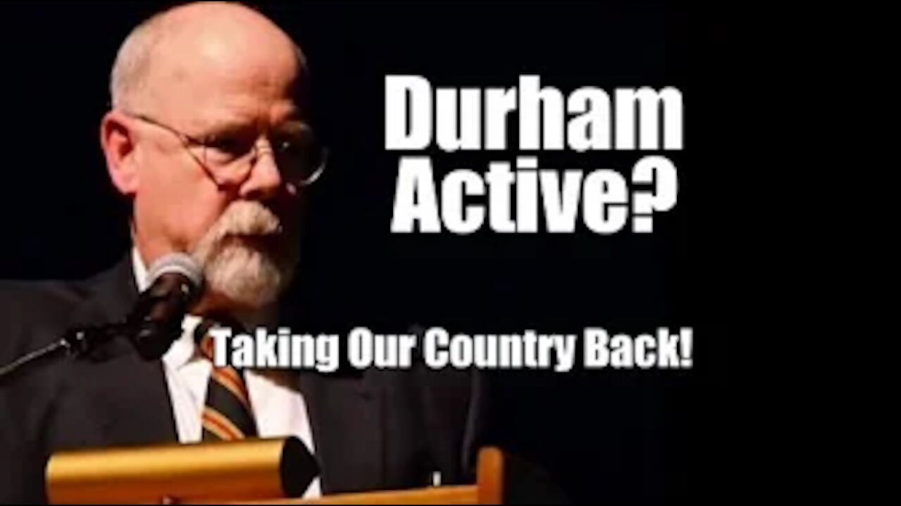 Durham Active? Taking Our Country Back. Part 3. B2T show Apr 1, 2021 (IS)