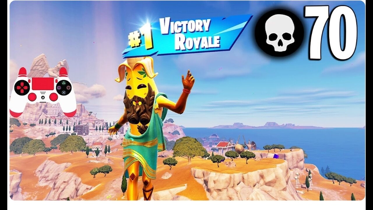 70 Elimination Solo Vs Squads Gameplay Wins (Fortnite Chapter 5 Season 2 PS4 Controller)