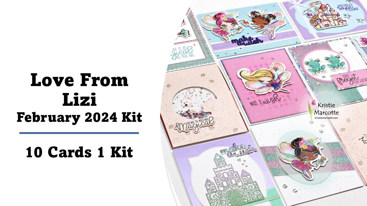 Love From Lizi | February 2024 Kit | 10 Cards 1 Kit