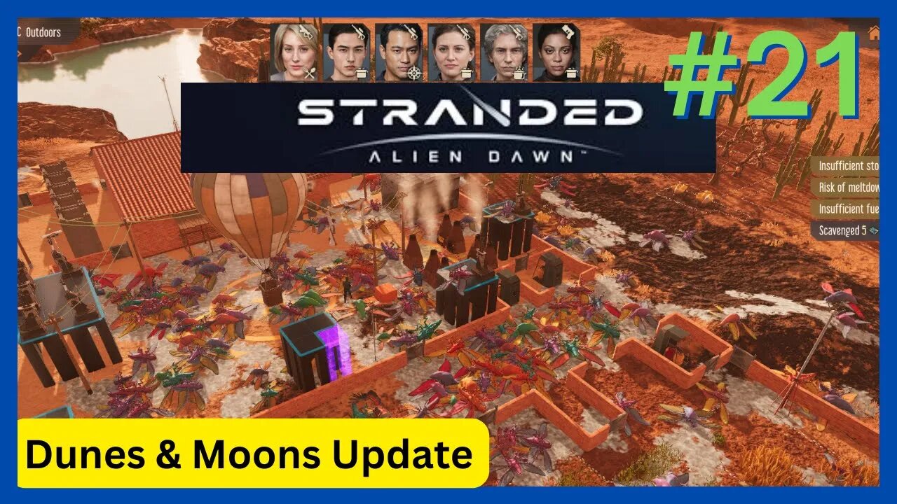 Stranded: Alien Dawn #21 | Insane Difficulty, Massive Flying Insect Invasion!