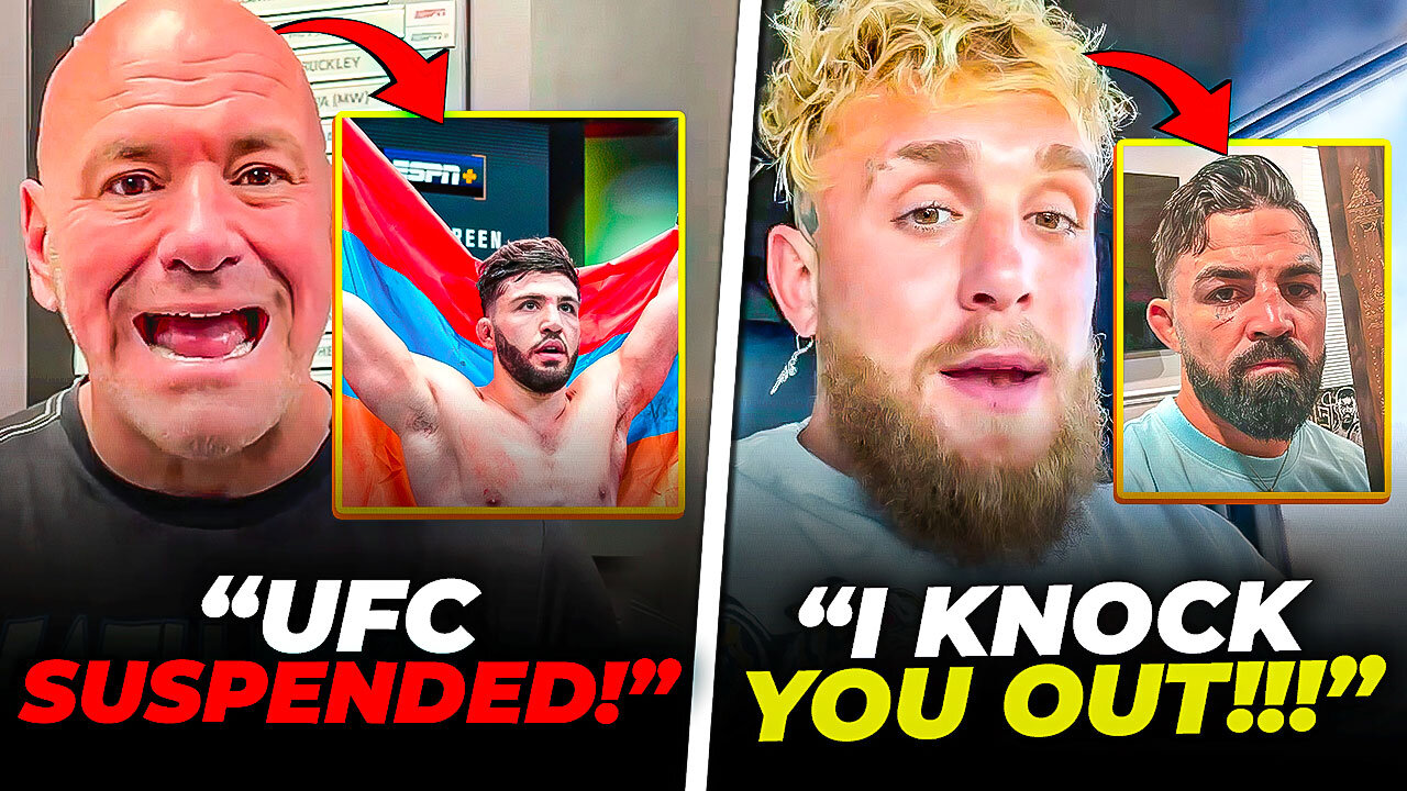 Arman Tsarukyan Fined $25,000 by UFC Dana White! Jake Paul Promises K.O Against Mike Perry!