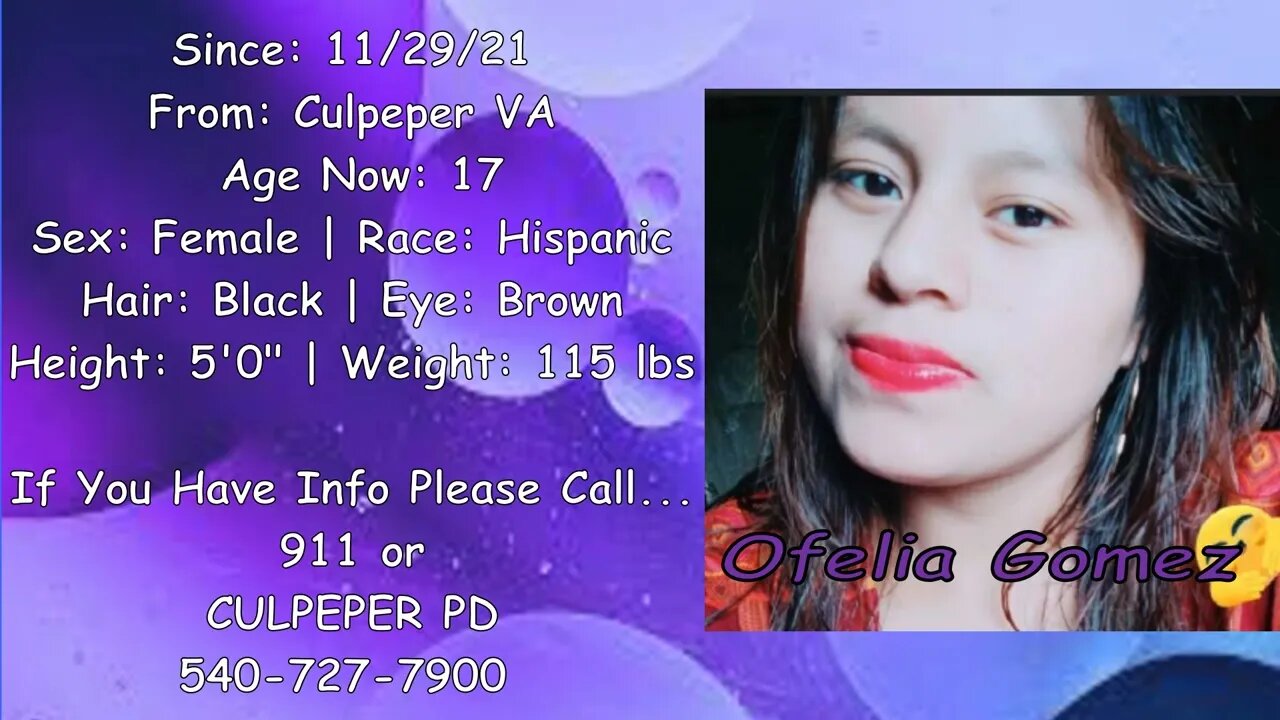 #Missing #Anniversary | OFELIA GOMEZ PEREZ | 11/29/2021