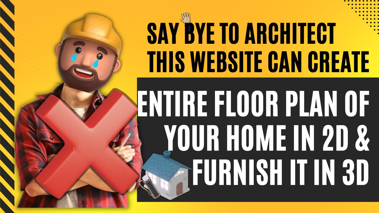 Say 👋 To Architect | The Website Can Create Entire Floor Plan Of Your Home In 2D & Furnish It In 3D