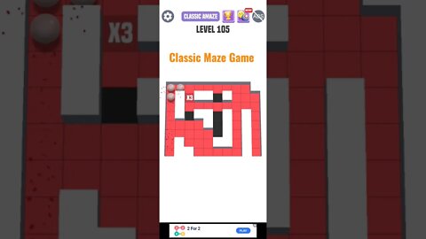 Classic Maze Level 105. #shorts