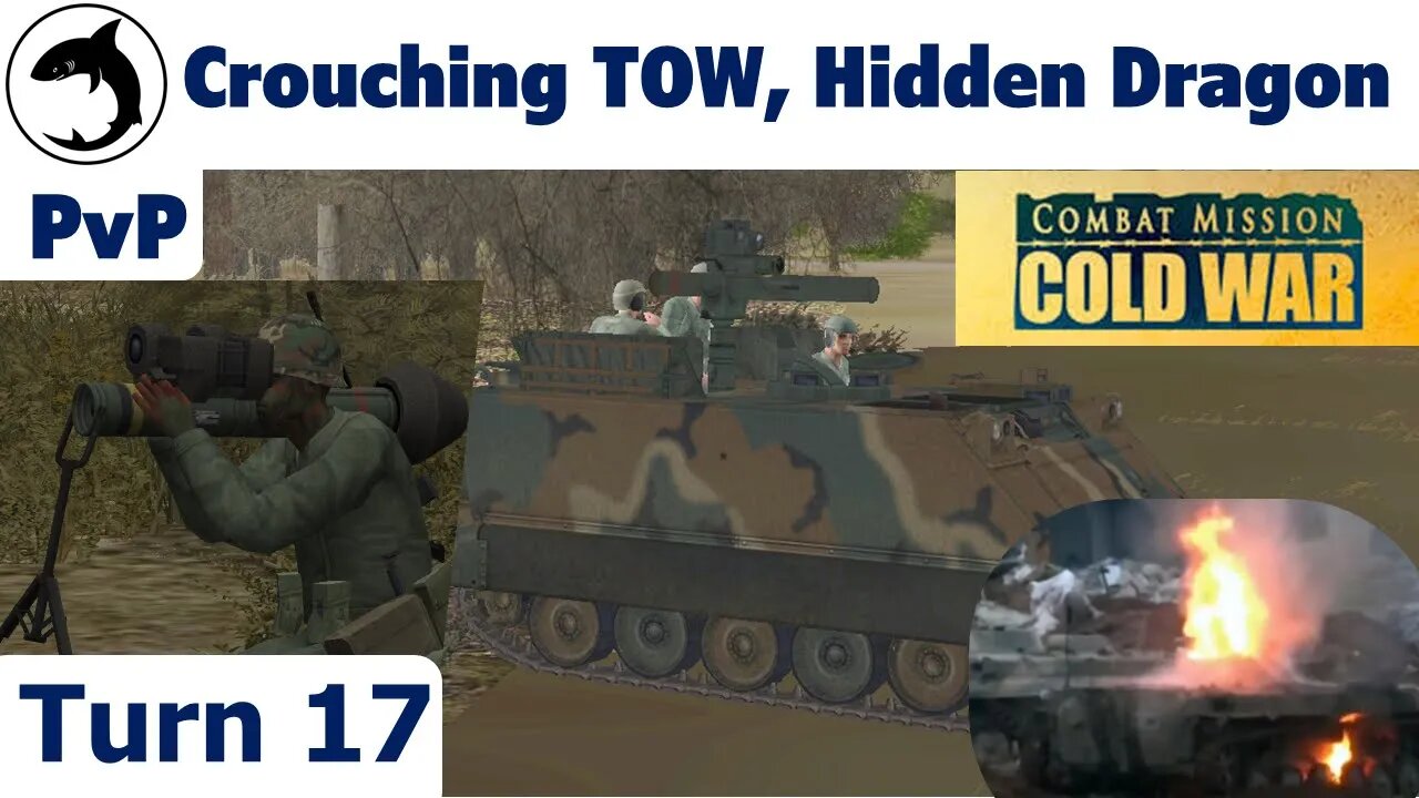 Combat Mission: Cold War - Crouching TOW, Hidden Dragon - PVP w/ JoZuReporter - Turn 17