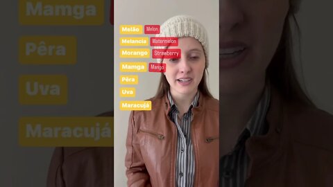 Frutas em inglês!