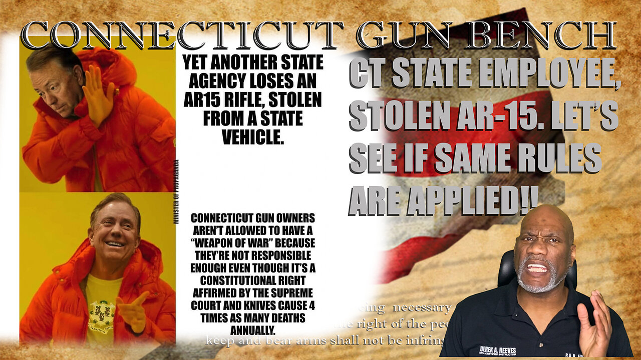 AR15 Stolen From State Official. Will The State Uphold The Laws They Claim Makes Everyone Safer?!