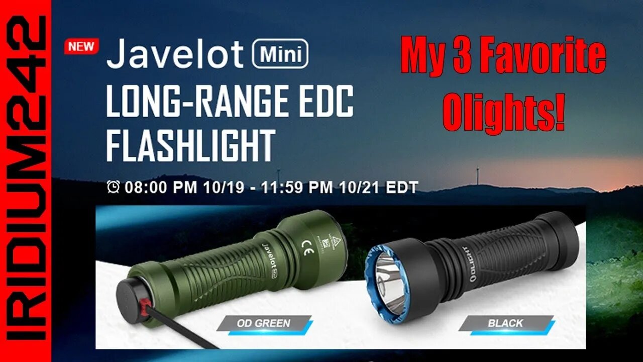 My 3 Most Favorite Olights: Olight October Sale Up to 40% Off