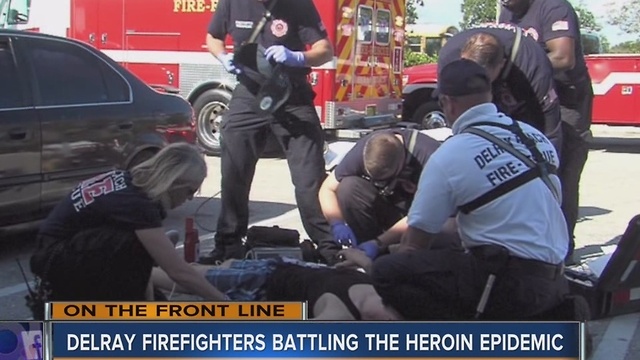 Delray firefighters battling the heroin epidemic