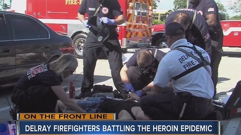 Delray firefighters battling the heroin epidemic