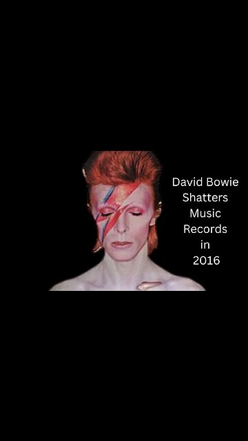 Unbelievable: David Bowie Shatters Music Records in 2016! #shorts #davidbowie #music