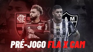 PRÉ JOGO: FLAMENGO X ATLÉTICO-MG | PREOCUPAÇÃO COM ARRASCAETA