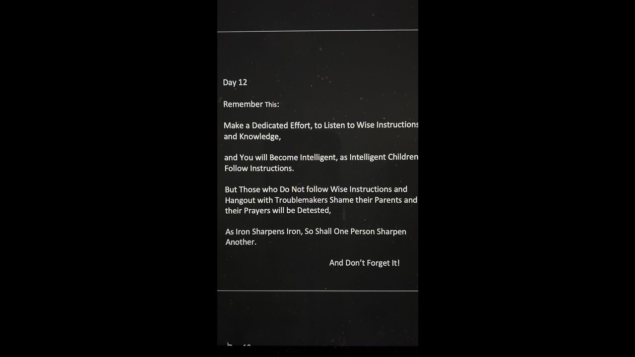 Professional Parenting Verbiage Day 12