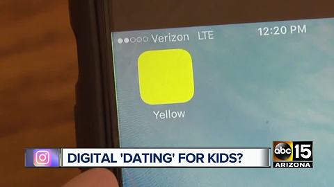 Yellow: New app is the "Tinder for teens" ages 12 and up