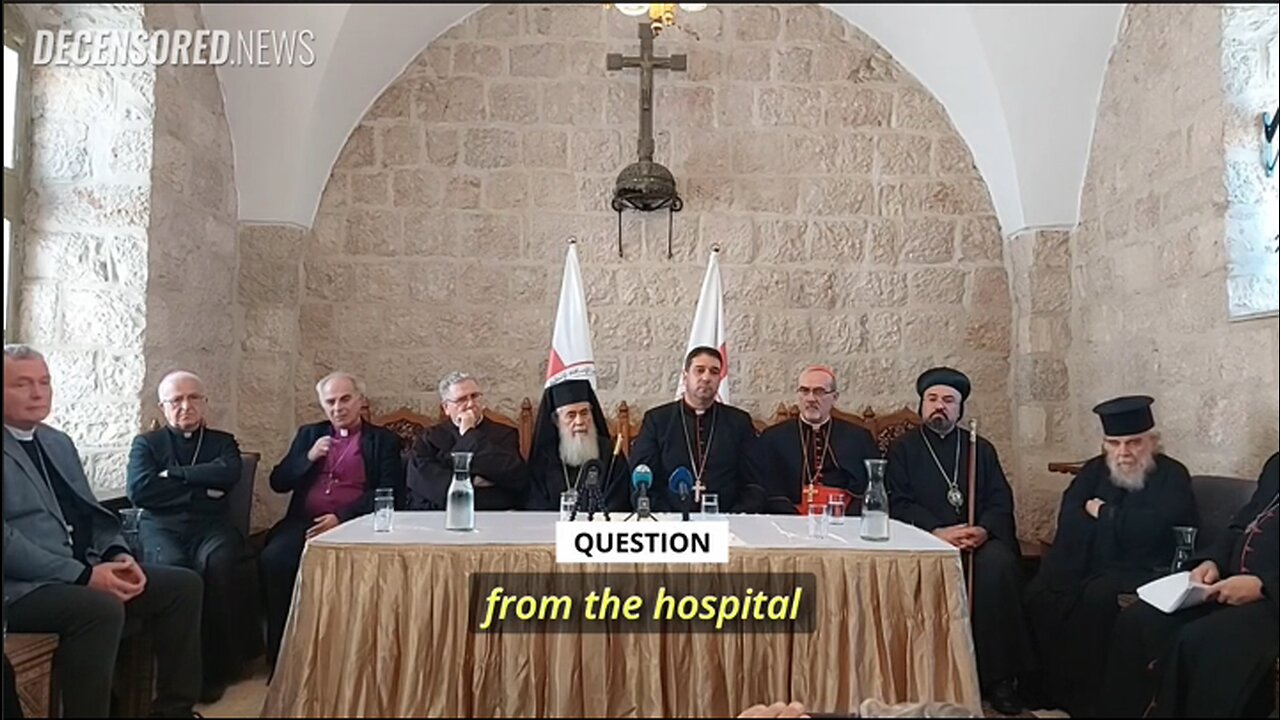 Anglican Archbishop says Al Alhi Arab Hospital in Gaza received warnings to evacuate the hospital