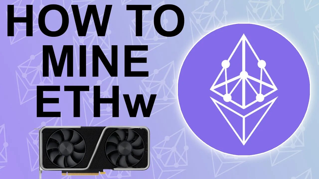 How To Mine EthereumPoW - NEW ETHEREUM FOR MINERS