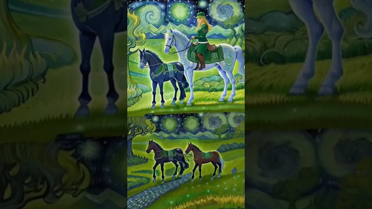 Celtic beauty (Stunning AI generated art) #aiartwork #aiartdailytheme #aiart #aiartgenerator #horses