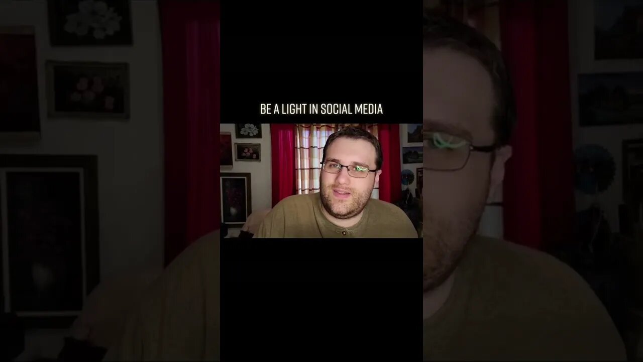 BE A LIGHT ON SOCIAL MEDIA