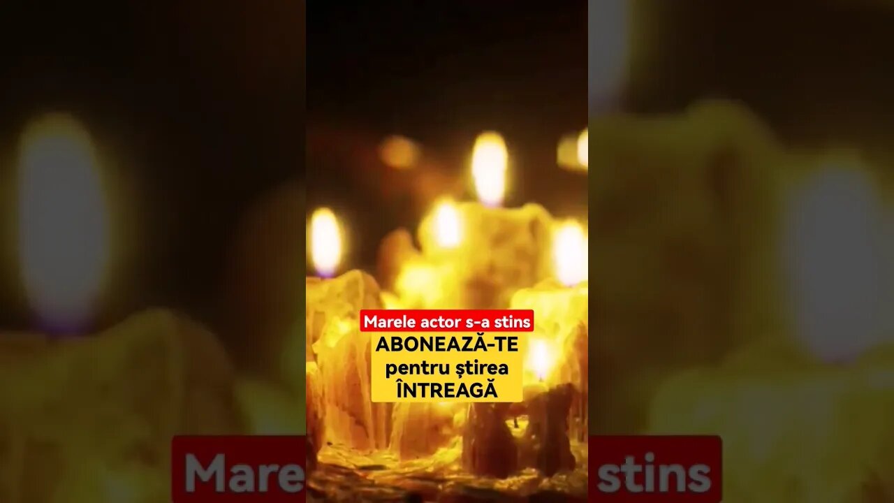 Marele actor s-a stins - 1