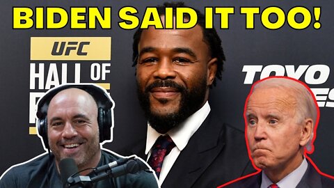 UFC's Rashad Evans Says He's Got Joe Rogan's Back! And REMINDS Everybody Gave JOE BIDEN a PASS!