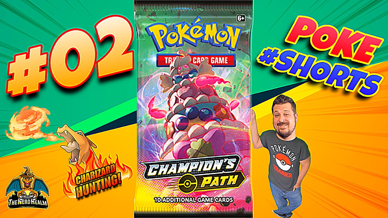 Poke #Shorts #02 | Champion's Path | Charizard Hunting | Pokemon Cards Opening