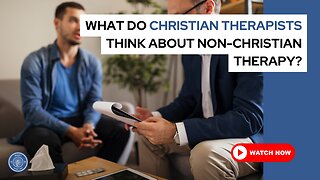 What do Christian therapists think about non-Christian therapy?