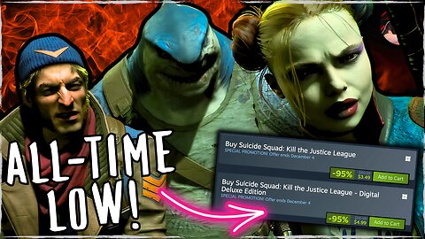 Suicide Squad Kill The Justice League Hits a New LOW! 95% Off BLOW OUT