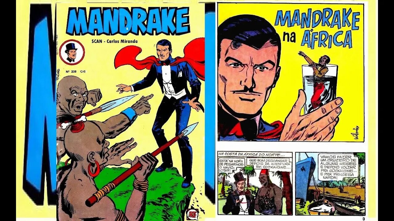 MANDRAKE 238 EM AVENTURA NA AFRICA1 #museudogibi #gibi #quadrinhos #comics #historieta