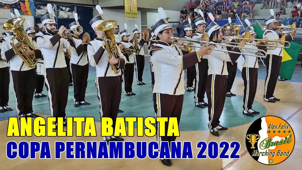 BANDA MARCIAL ANGELITA BATISTA 2022 NA ETAPA FINAL 2022 DA COPA PERNAMBUCANA DE BANDAS E FANFARRAS