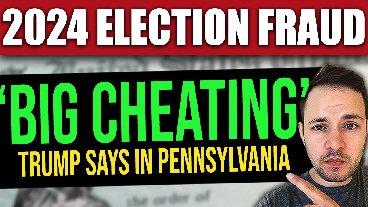 Trump Says BIG CHEATING… in Pennsylvania Elections