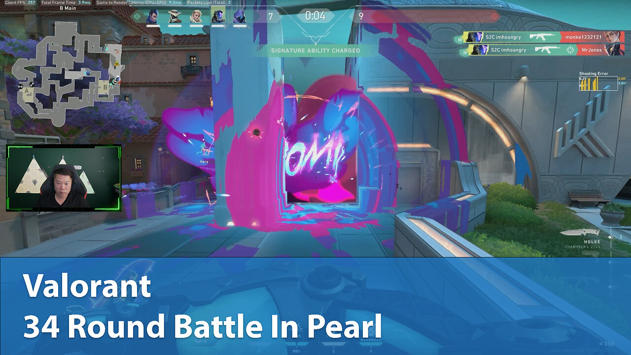 34 Round Battle In Pearl | Competitive 1W-2L-1D | Valorant