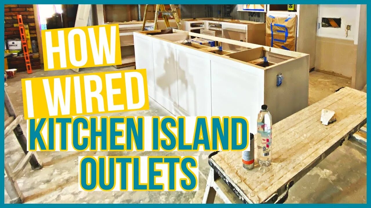 Kitchen Island Wiring Cool Usb Outlets! | My Fixer Upper House Pt 9