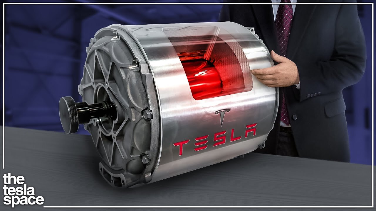 NIKOLA TESLA'S 1 MILLION-HOUR A/C INDUCTION MOTOR IN THE TESLA MODEL S PLAID (TESLALEAKS.COM)