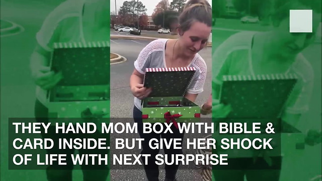 They Hand Mom Box with Bible & Card Inside. But Give Her Shock of Life with Next Surprise