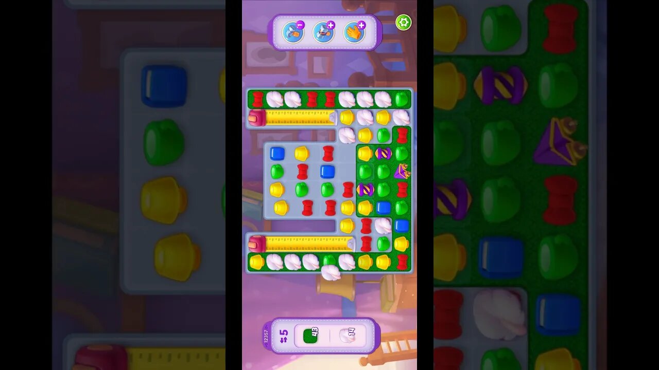 Shorts Playrix Homescapes Gameplay Walkthrough Level 12357-040