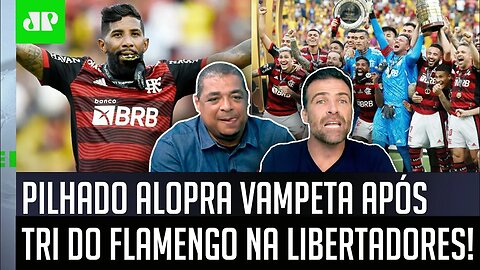 HILÁRIO! "Você PERDEU R$ 5.200,00, SEU OTÁRIO!" Pilhado ALOPRA Vampeta após TRI do Flamengo!