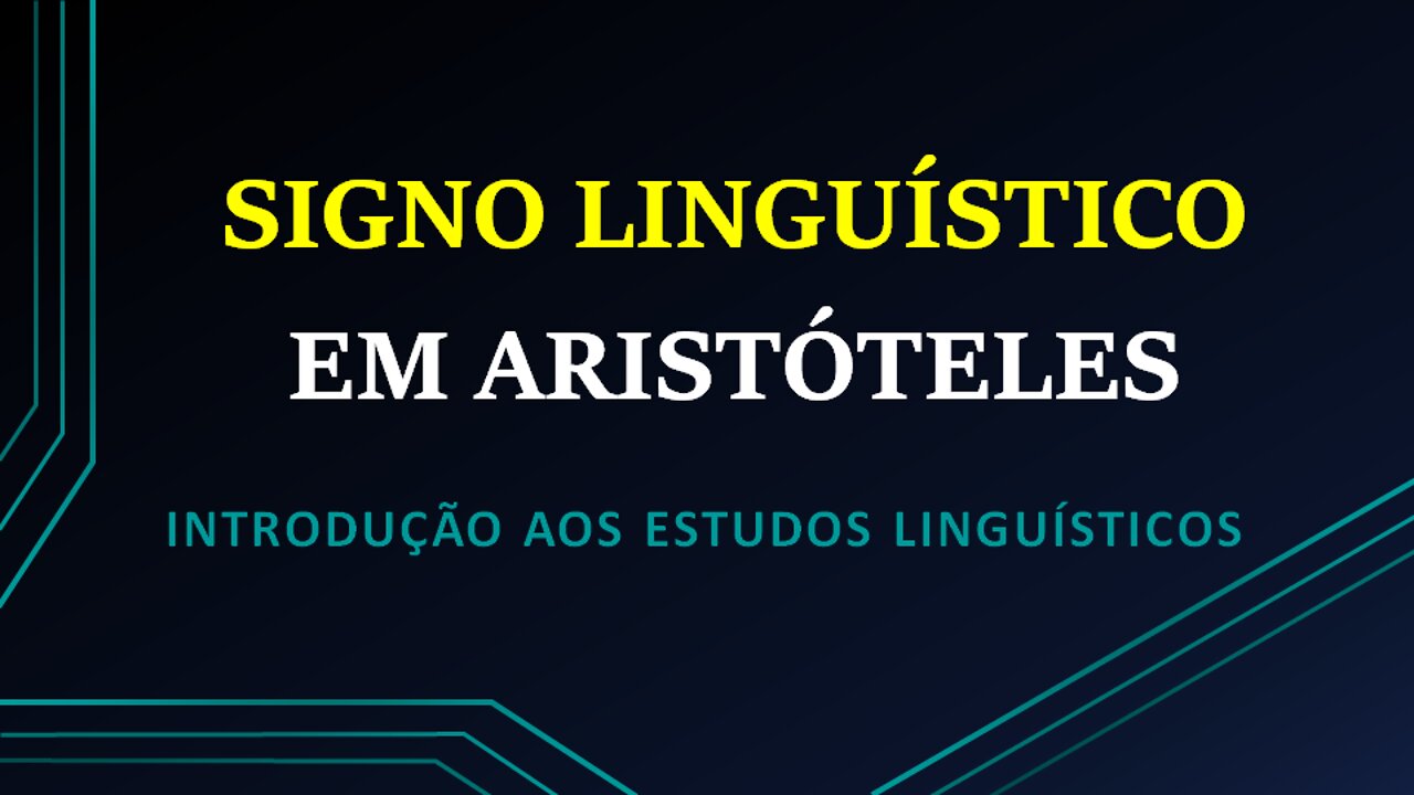 Signo linguístico: Aristóteles versus Saussure