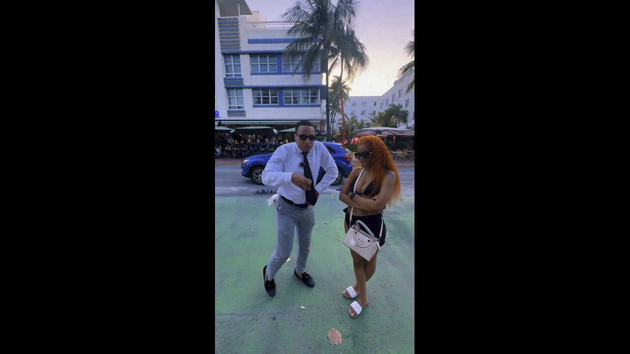 @brandonjamal hits the streets of Miami with Global prenup