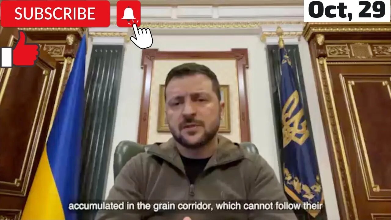 Vladimir Zelensky Explanations October 29, 2022 (Subtitle)