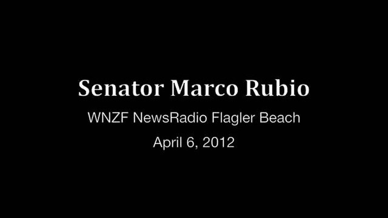 Rubio Talks Constituent Services & Mobile Office Hours on WNZF NewsRadio