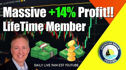 Massive +14% Profit Lifetime Member Stock Market Profit
