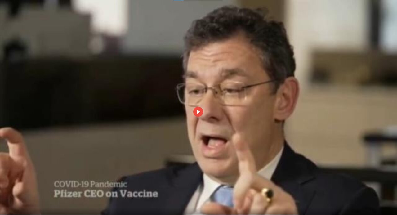 PFIZER CEO ALBERT BOURLA CALLS PEOPLE WHO SPREAD "VACCINE" MISINFORMATION - CRIMINALS