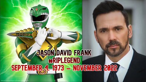 RIP Green Ranger Jason David Frank