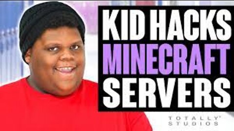 Kid HACKS Minecraft Server at school