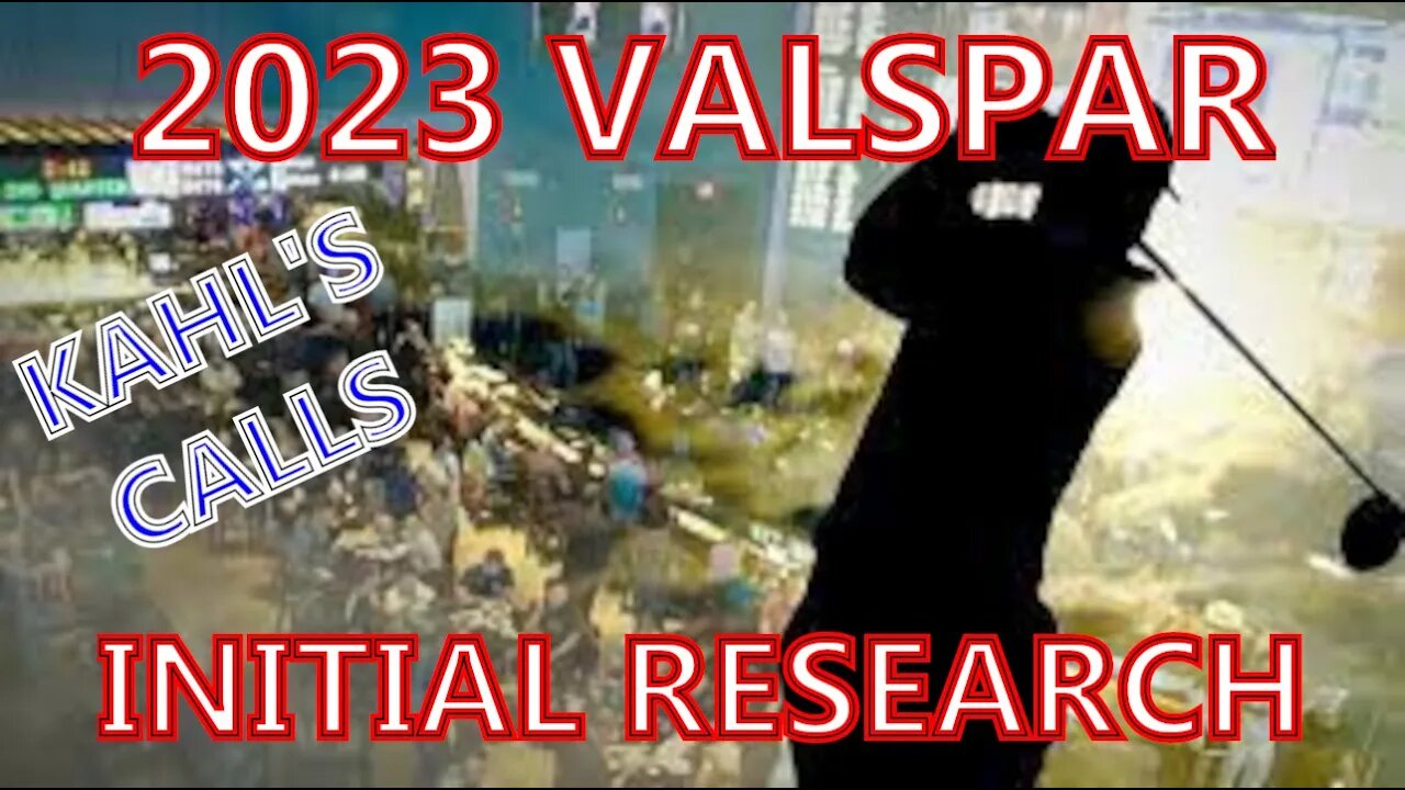 2023 Valspar Initial Research