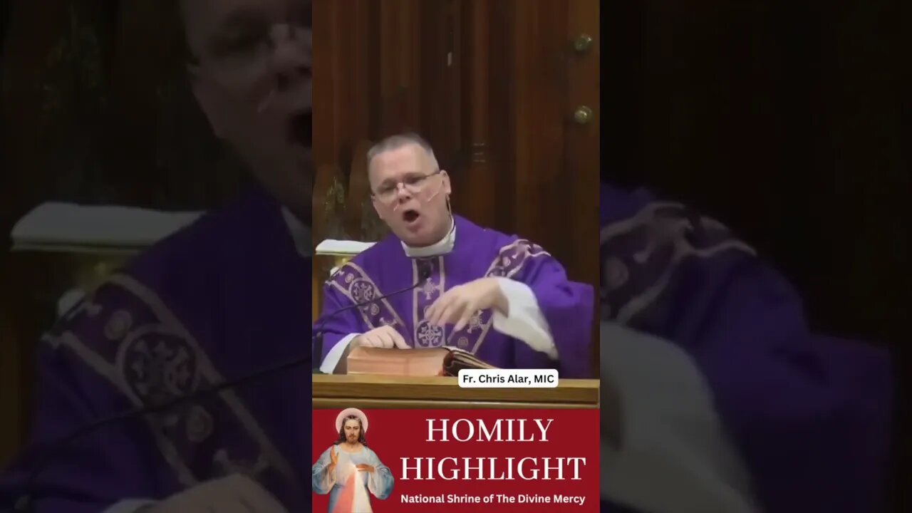 Zechariah's Response with Fr. Chris Alar, MIC #homily #homilyhighlight #ShrineofDivineMercy