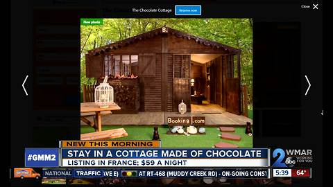 Chocolate cottage in France