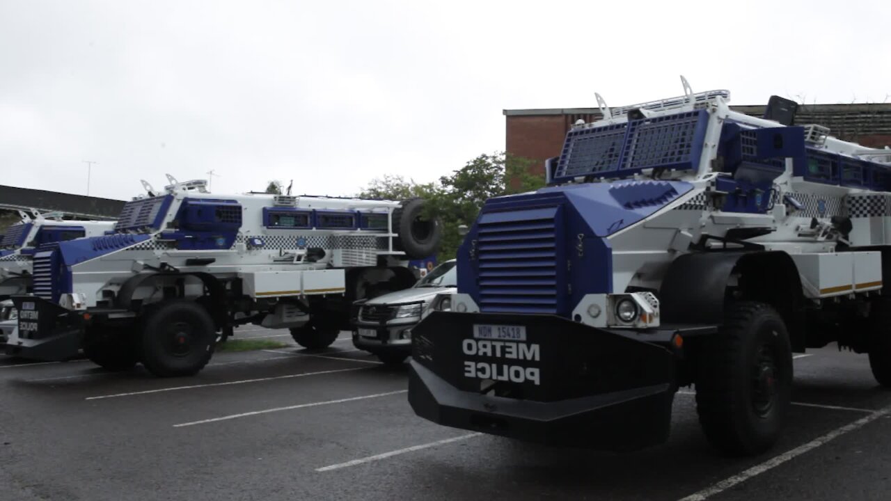 SOUTH AFRICA - Durban - Caspir armoured vehicle handover (Video) (TT7)