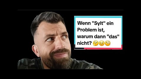 Wenn der Fall in Sylt ein Problem für euch ist - warum dann "das" nicht auch?🫵